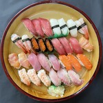 寿司一代 - 『お好み生寿司(3人前)』税込1,800円
