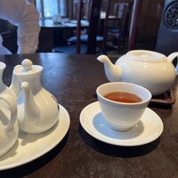 膳處漢ぽっちり - 烏龍茶を出してくれました　雰囲気がいいお店