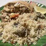 アジアンフード - ビーフビリヤニ＆ケバブサンド