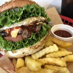 Jack's pizza and burgers - 尼崎バーガーとセット