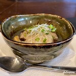 リストランテ ブォーノ - 鮃の包み焼に浅蜊と椎茸のズッパ･ディ･ペッシェ