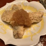 雨月荘 - かますの天ぷら