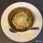 Risutorante Buno - 鮃の包み焼に浅蜊と椎茸のズッパ･ディ･ペッシェ