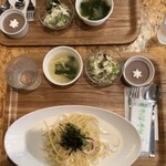 カフェ ヌフ - 日替わりパスタランチ…明太子クリームパスタ