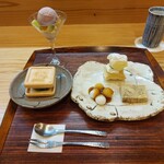 京料理 藤本 - 選べるデザートは全部選択もあり♡