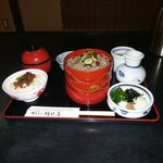 Kenjousoba Haneya - 三色割子定食