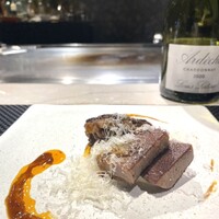 鉄板焼 ステーキ 北野坂 - A5黒毛和牛のハンバーグと牛タン★
