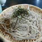 手打ちそば楽庵 - ざるそば（ミニ天丼セット）