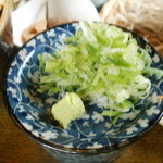 手打ちそば楽庵 - 薬味
