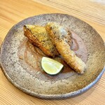 柚木元 - ⑦松茸フライ 自家製ウスターソース