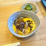 柚木元 - ⑫秋のツキノワグマのロース肉と松茸のすき焼き