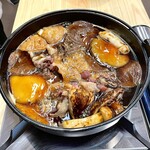 柚木元 - ⑫秋のツキノワグマのロース肉と松茸のすき焼き