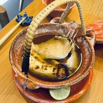 柚木元 - ②松茸の土瓶蒸し（鱧出汁）