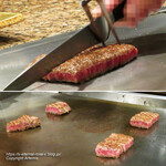 鉄板焼ステーキ 一ッ葉ミヤチク - 