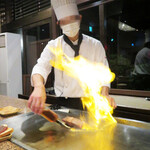 鉄板焼ステーキ 一ッ葉ミヤチク - 