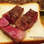 鉄板焼ステーキ 一ッ葉ミヤチク - 