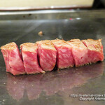 鉄板焼ステーキ 一ッ葉ミヤチク - 