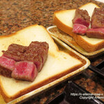 鉄板焼ステーキ 一ッ葉ミヤチク - 