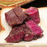 鉄板焼ステーキ 一ッ葉ミヤチク - 