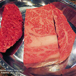 鉄板焼ステーキ 一ッ葉ミヤチク - 