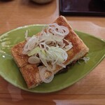 そば処 長岡小嶋屋 本店 - 栃尾のじゃんぼ油揚げ