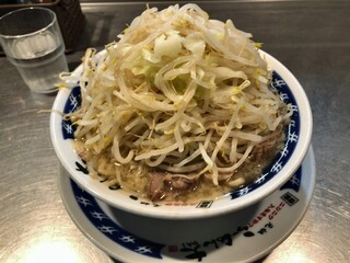 ラーメン 大 - 塩らーめん並、野菜多め