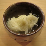 寿司 竹本 - 甘鯛の葱蒸し