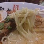 麺屋あごすけ - 低加水中細ストレート麺