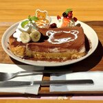 ELOISE's cafe - ミニプリン付きココアフレンチトースト