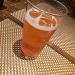 海鮮 イタリアンバル ルチアーノ - カンパリソーダでさっぱり。