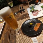 海鮮 イタリアンバル ルチアーノ - ハートランドの生ビールは美味しいです〰️‼️