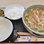 鶴よし - 「カレーうどん・ご飯」790円
