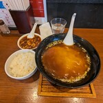 坦坦面市 - 天津麺、A（麻婆豆腐、ライス）セット