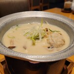 日本料理 花木鳥 - 白ほたる豆腐と信州茸鍋