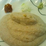 そば屋 けん豆 - そばがきアップ　お星様きらきら〜