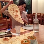 ASSAM DINING CAFE - 出来たてのナンは、おかわり自由でしたが、無理でした。