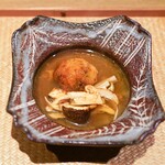 Tagawa - すっぽん饅頭に松茸、すっぽん出汁の餡