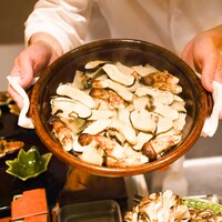 御幸町 田がわ - 松茸飯蒸し