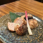 Kisaragi Touka - しいたけと鶏つくねの双身焼　630円