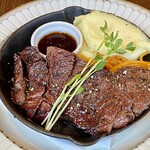 BistroBar AUBE - やわらか牛さがりステーキＵＰ