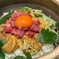 銀座 ちかみつ 六丁目 - ちかみつ雲丹ヒレ土鍋