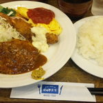 はなや食堂 - たんとセット1140円