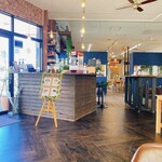 orange coffee stand - 