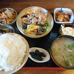 米と汁のお食事処 氣楽 - 料理写真:日替わり定食 (豚汁・ご飯大)