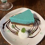 カフェイチマルマルイチ - チョコミントタルト700円