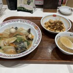 餃子の王将 - 中華飯¥605ジャストサイズ麻婆豆腐¥332