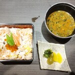 博多 かに福 - ちらし寿司 香の物