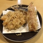 Tempura Shinjuku Tsunahachi - かき揚げ・なす・にんじん