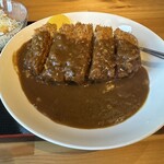 とんかつと串揚げ かつ久 - ハイポー豚のロースカツカレー(150g)ごはん大盛