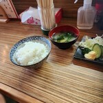 Sakanaya Hosokawa - ご飯・味噌汁